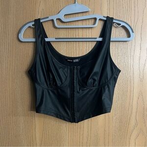 SHEIN Black Crop Top